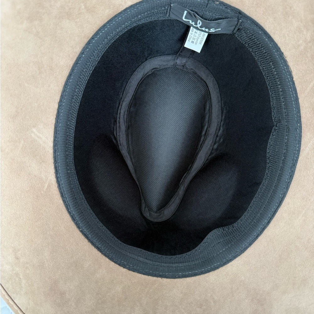 Lulu's Brown Suede Hat - Picture 3 of 4